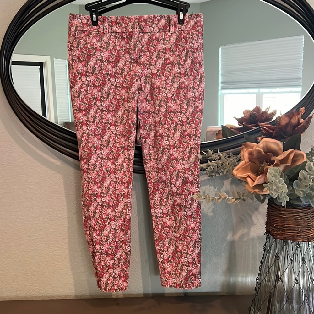 New York and Company-  Floral capris pants - Olive green and pink, super cute.